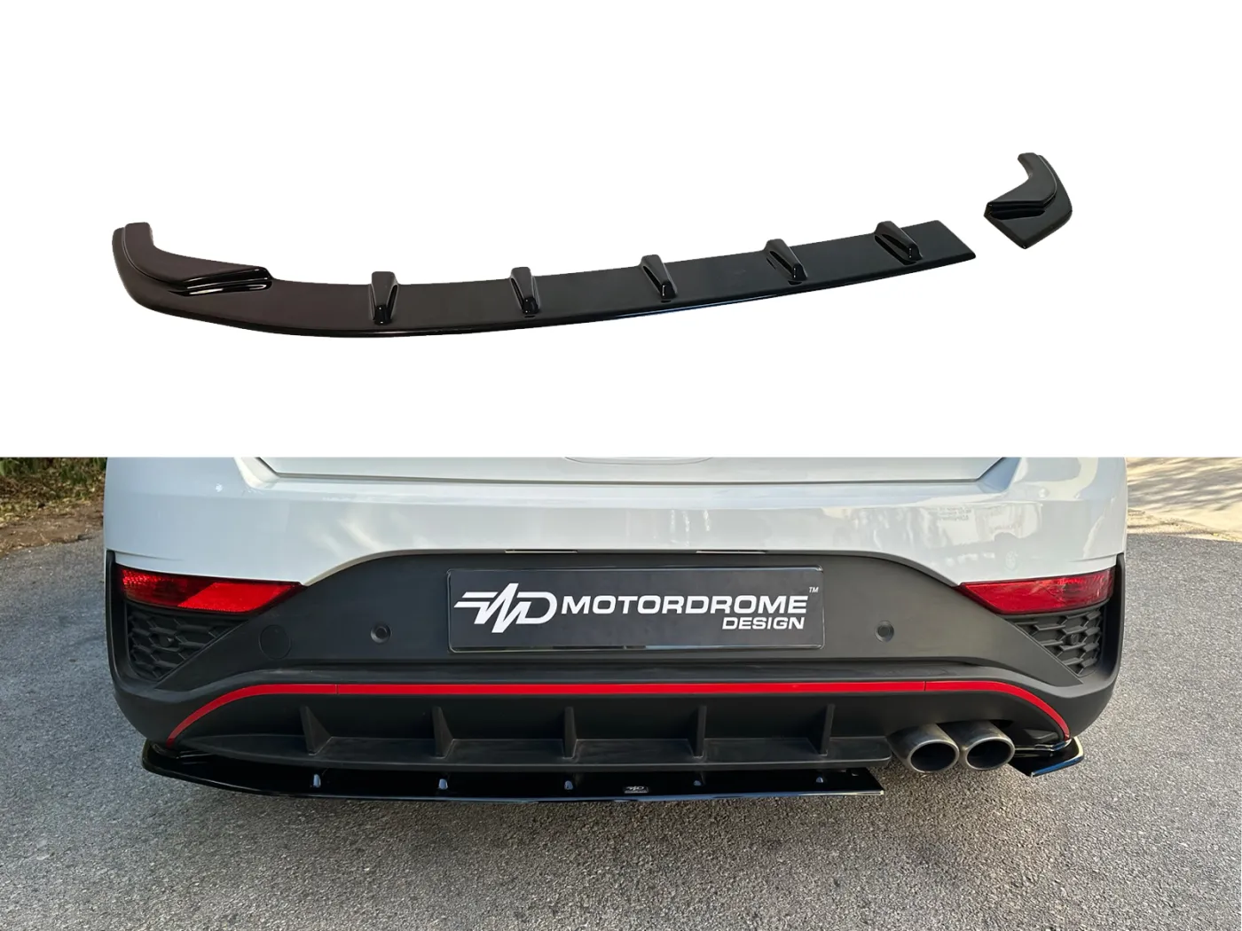 Motordrome Heck Splitter