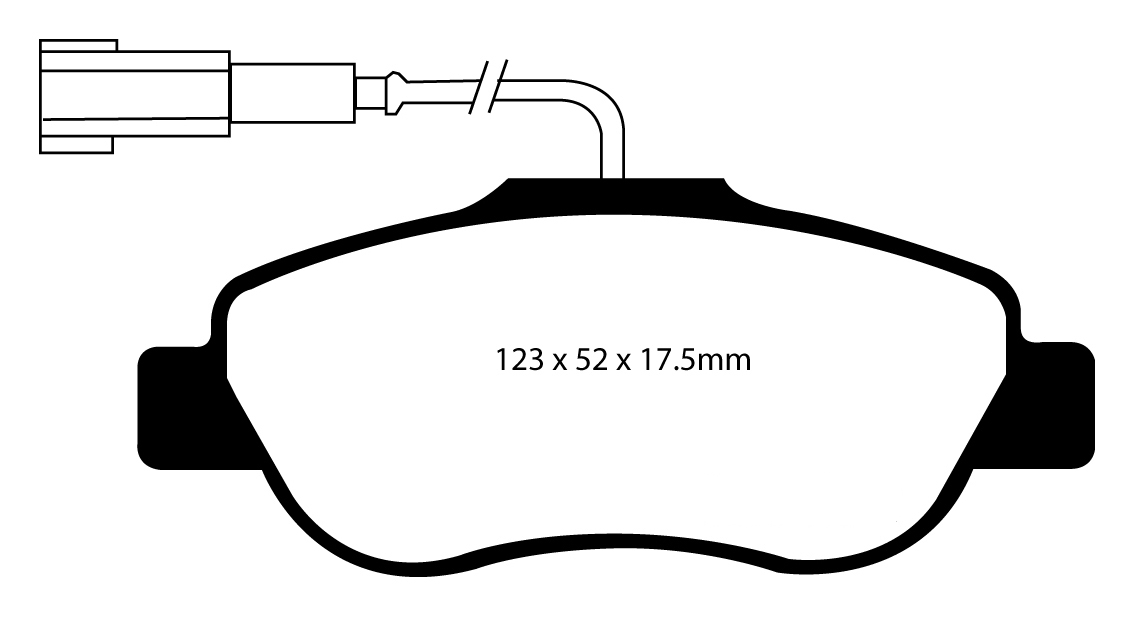 A1573_2 EBC Blackstuff Brake pads front