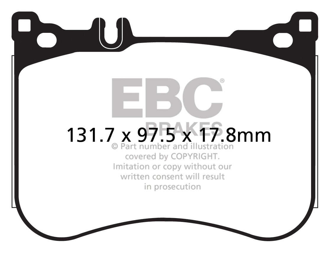 EBC Yellowstuff Brake pads front