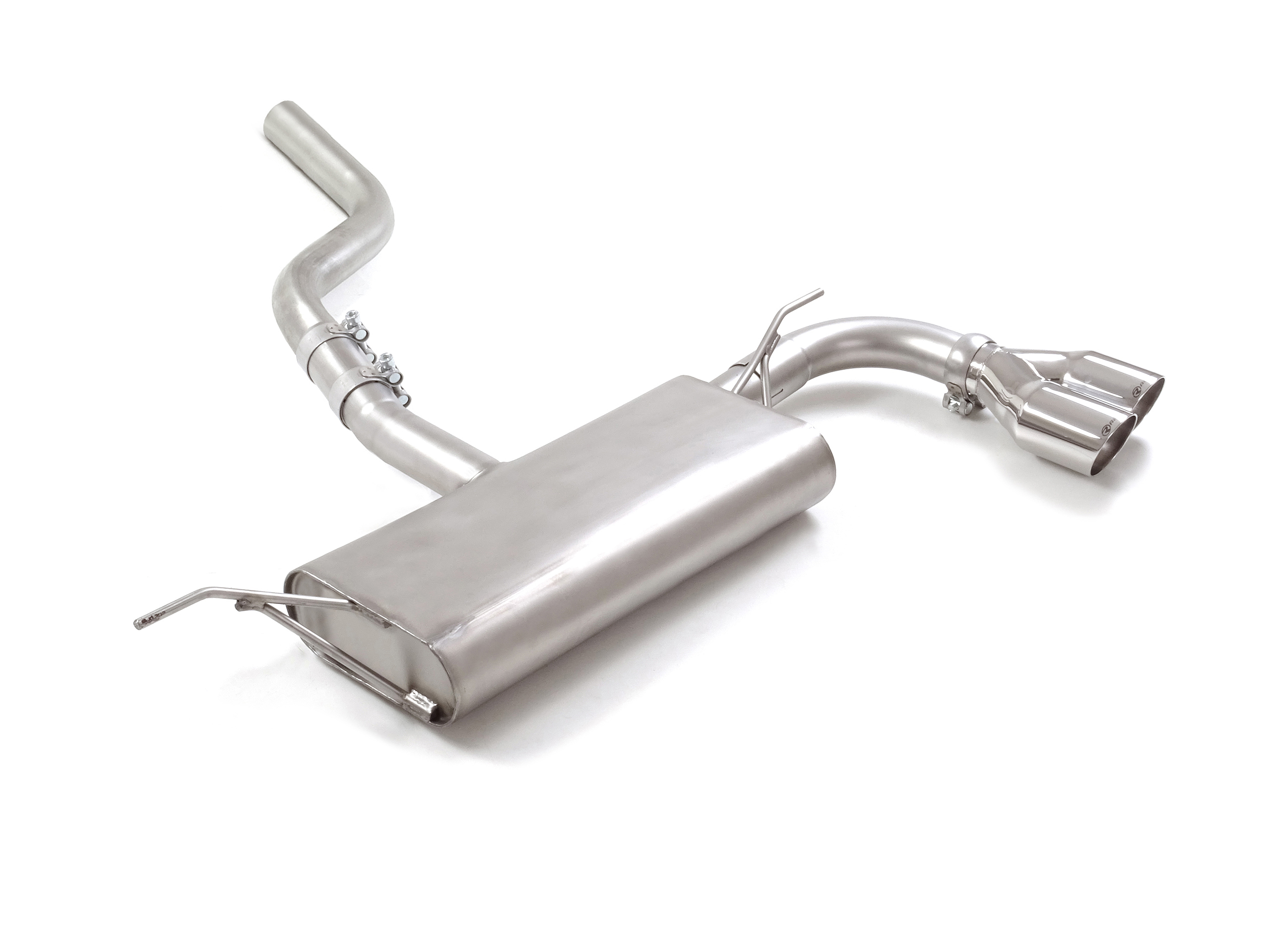 Ragazzon Endschalldämpfer 2x 80mm rund versetzt