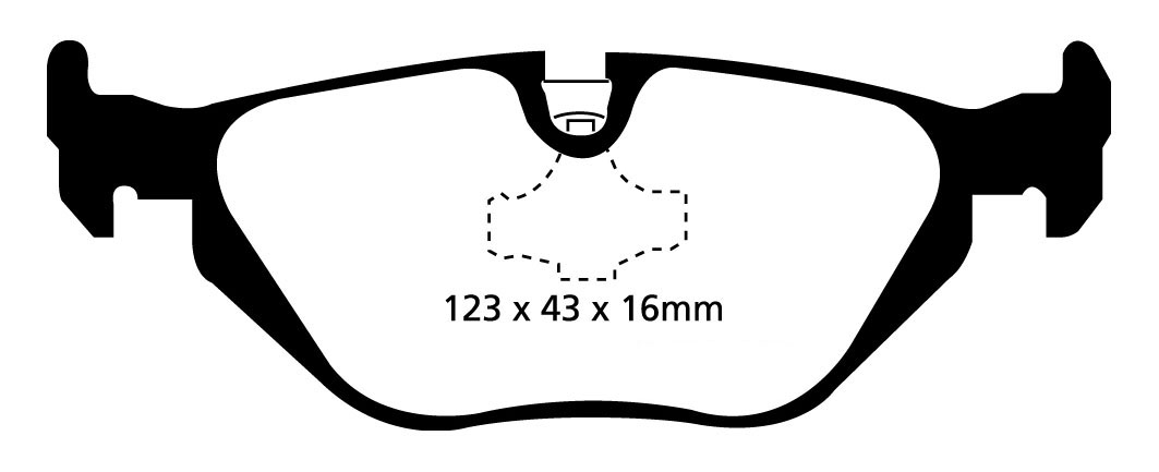 EBC Blackstuff Bremsbeläge hinten
