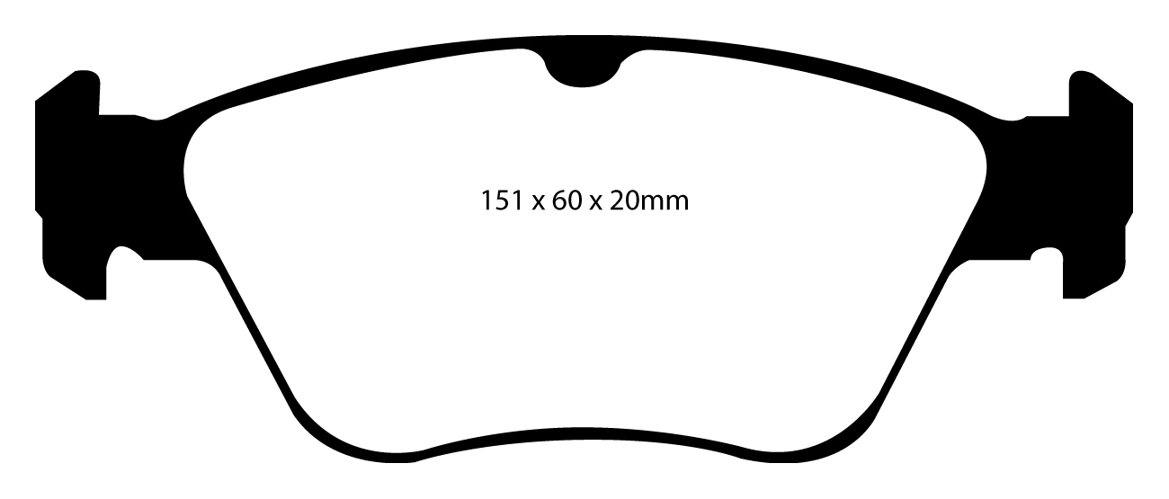 EBC Yellowstuff Brake pads front