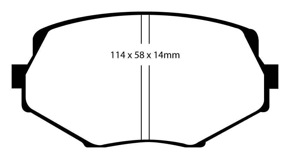 A1002 EBC Yellowstuff Bremsbeläge vorne