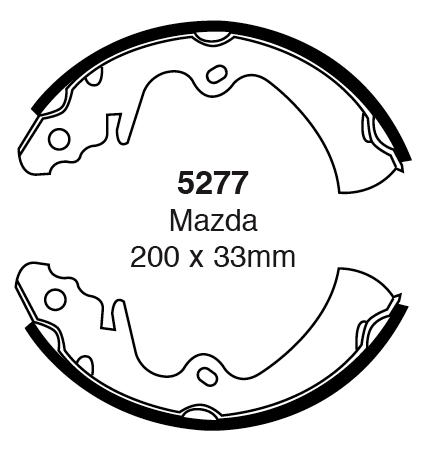 A5277 EBC Premium Brake shoes