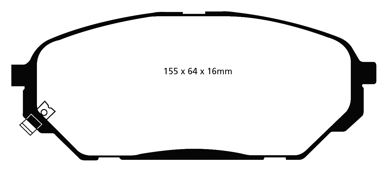 A1813 EBC Blackstuff Bremsbeläge vorne