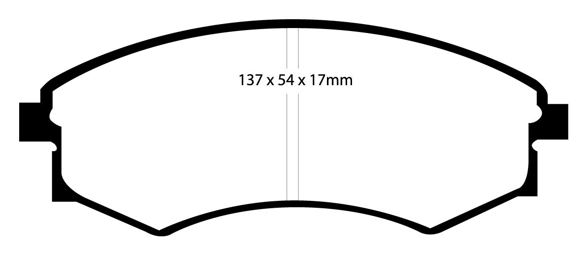 EBC Blackstuff Brake pads front