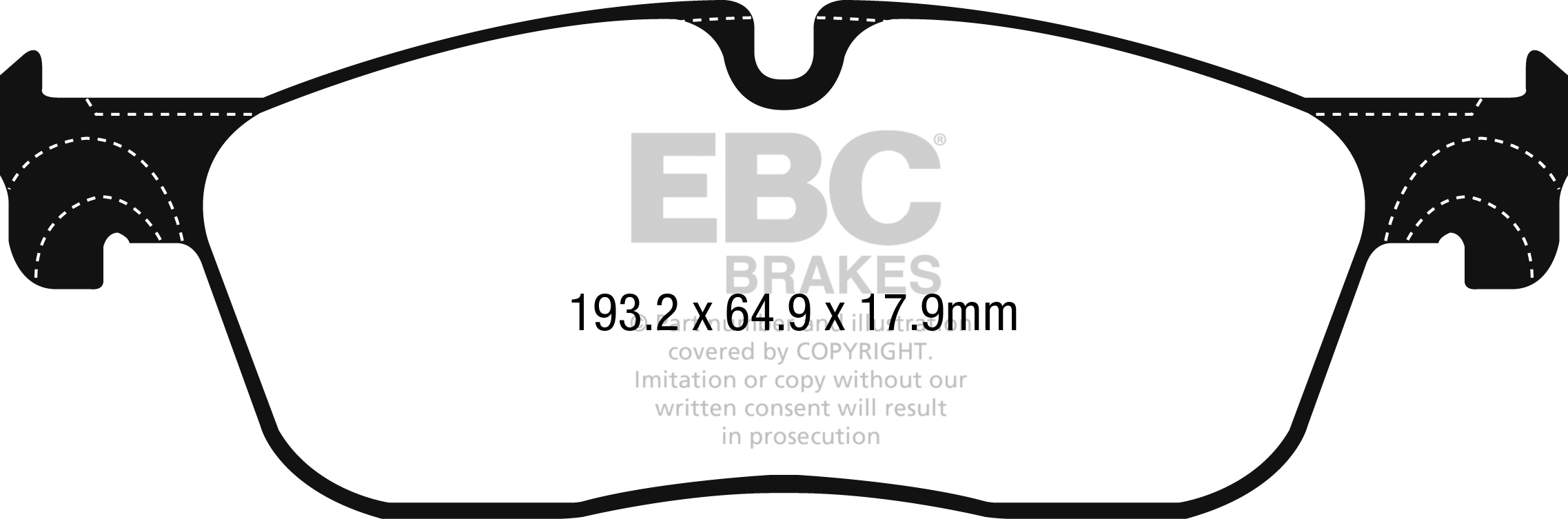 A2251 EBC Redstuff Bremsbeläge vorne