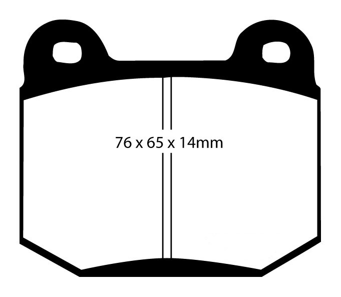 A1537 EBC Redstuff Bremsbeläge hinten