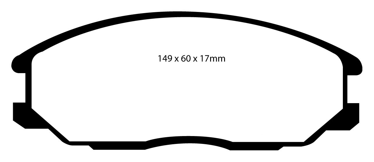 A1332 EBC Yellowstuff Bremsbeläge vorne