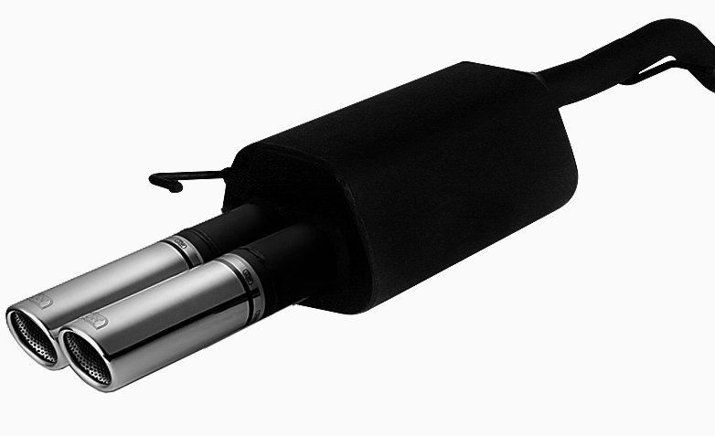 121-119 Ulter Sport Rear silencer 2x 70mm round