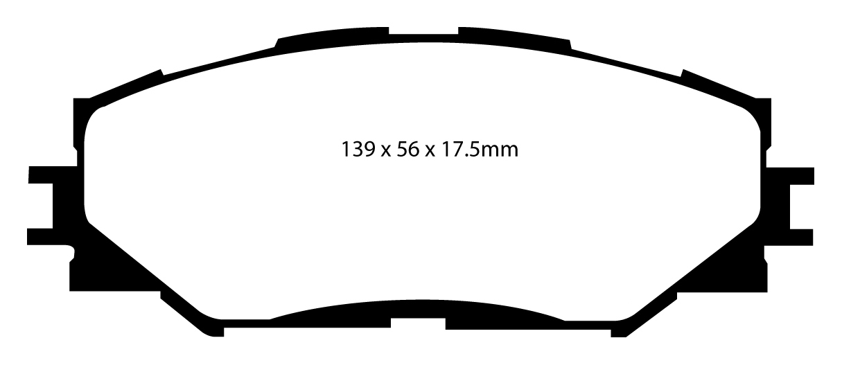 A1791 EBC Blackstuff Bremsbeläge vorne