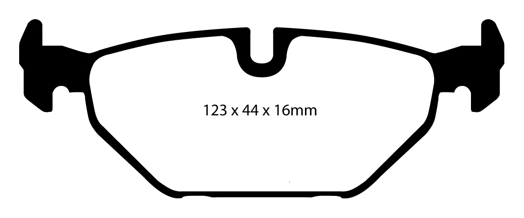 EBC Blackstuff Bremsbeläge hinten