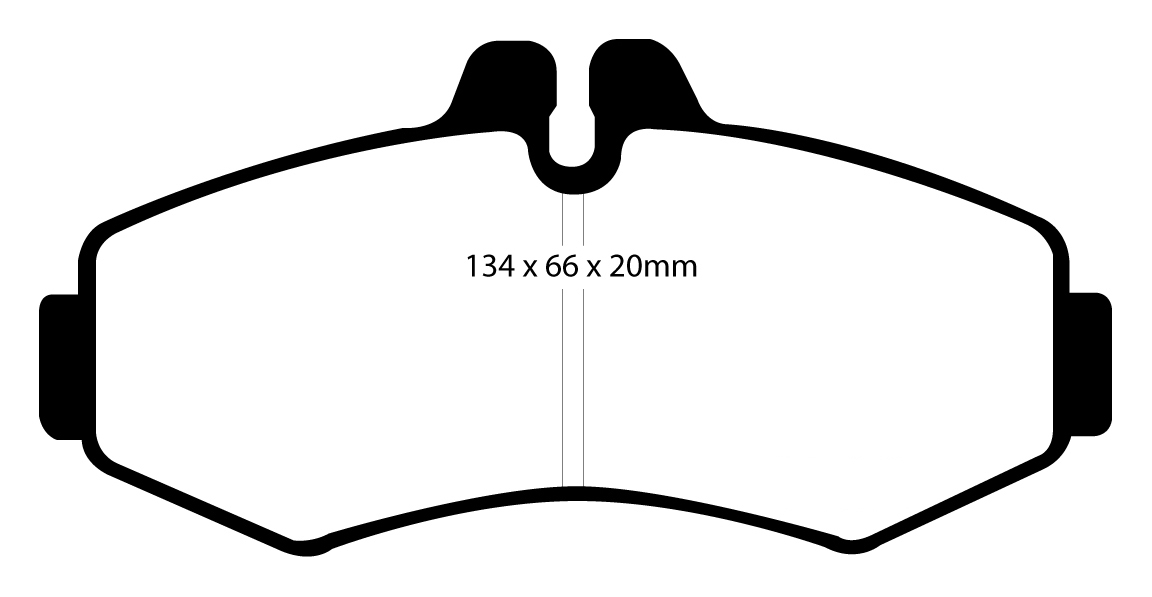 A1292 EBC Blackstuff Bremsbeläge vorne