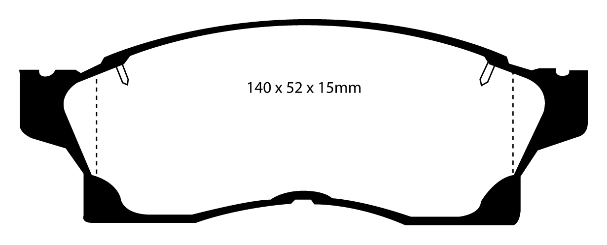 EBC Yellowstuff Brake pads front