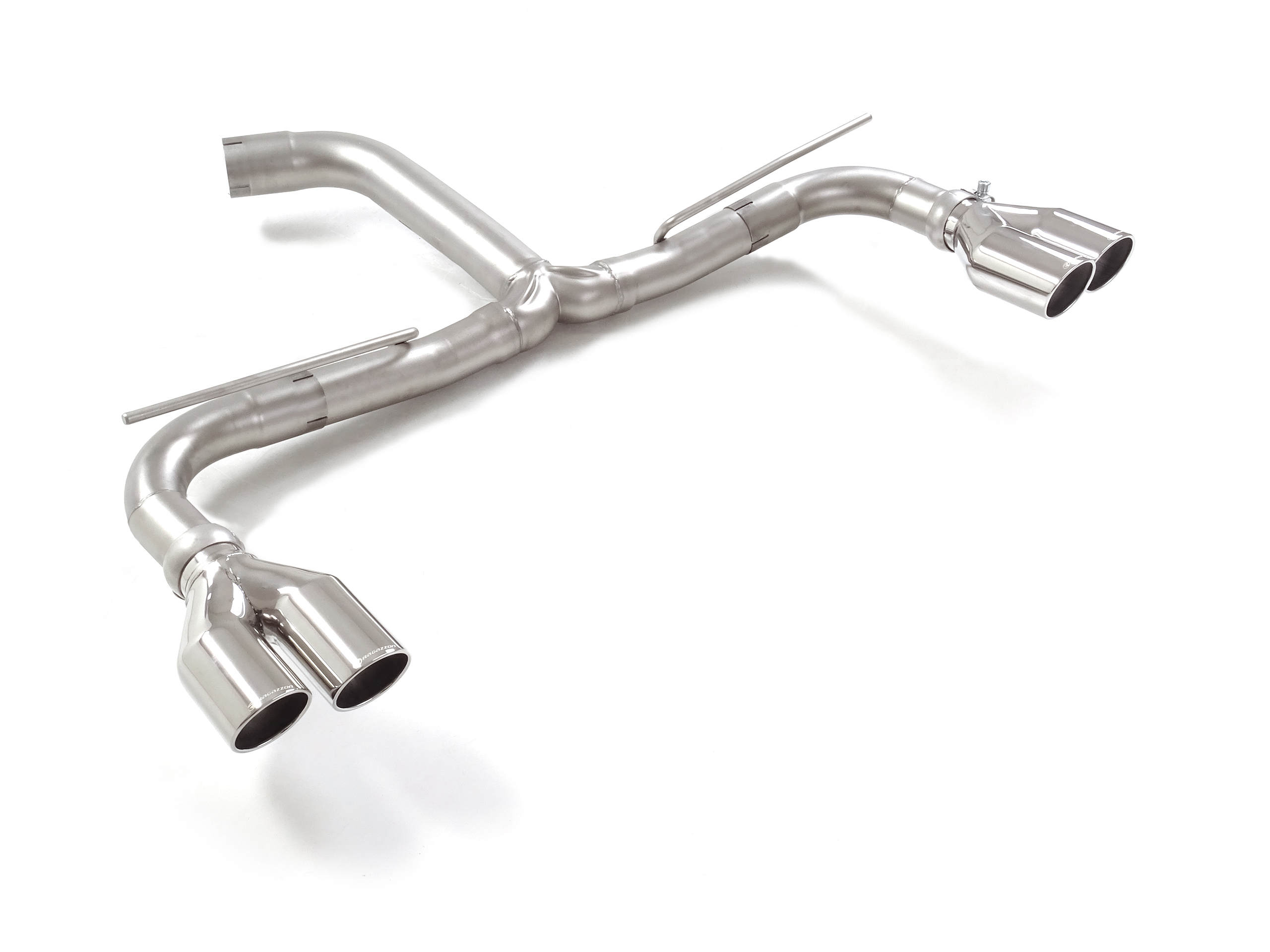 Ragazzon Duplex-Endrohrsystem Gruppe N 2x80mm rund Sportline