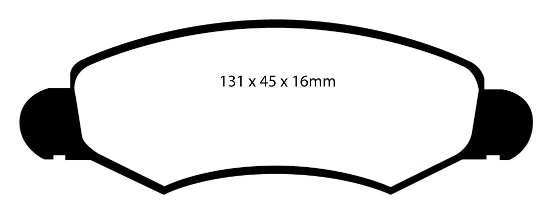 EBC Blackstuff Brake pads front