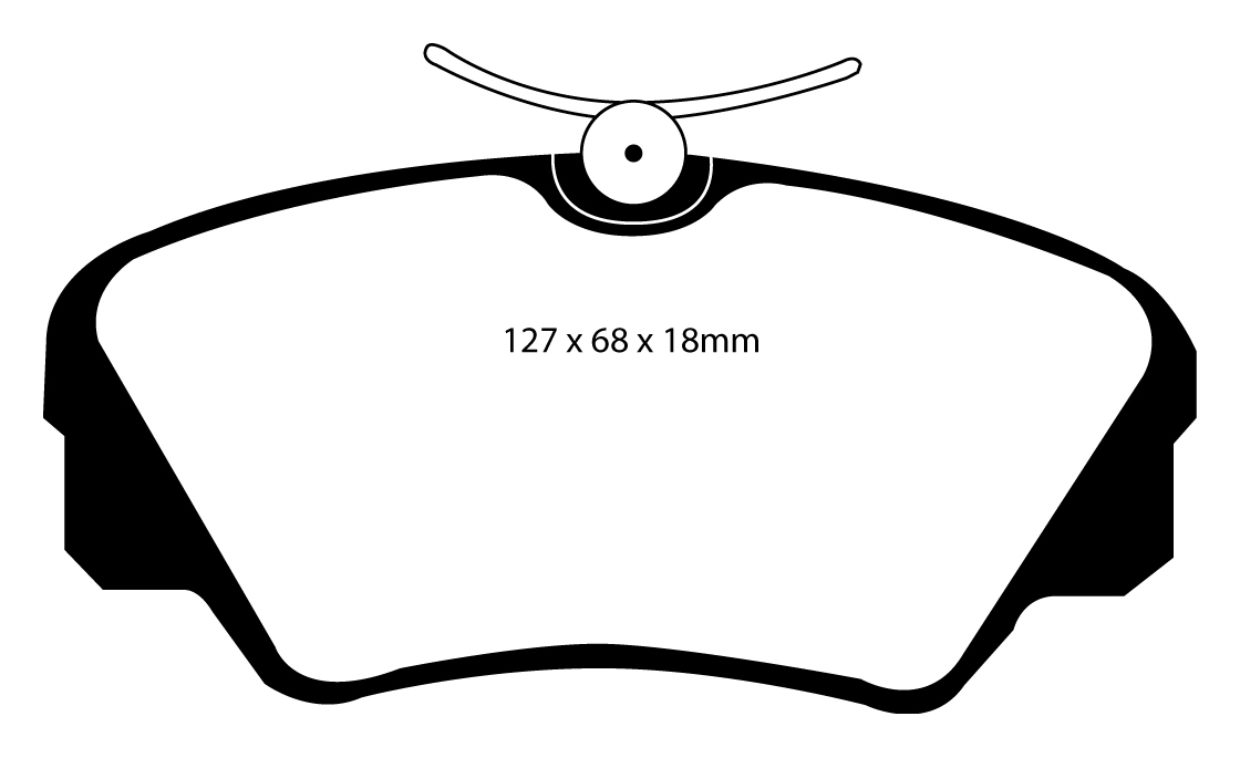 A0937 EBC Yellowstuff Brake pads front