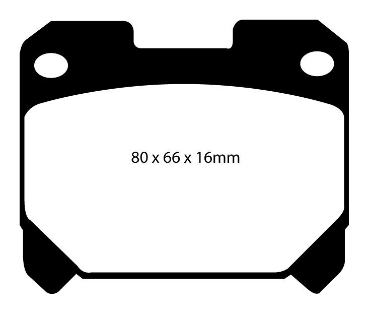 A1005 EBC Greenstuff Brake pads rear