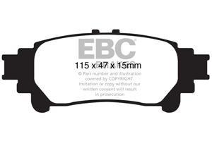 EBC Yellowstuff Brake pads rear