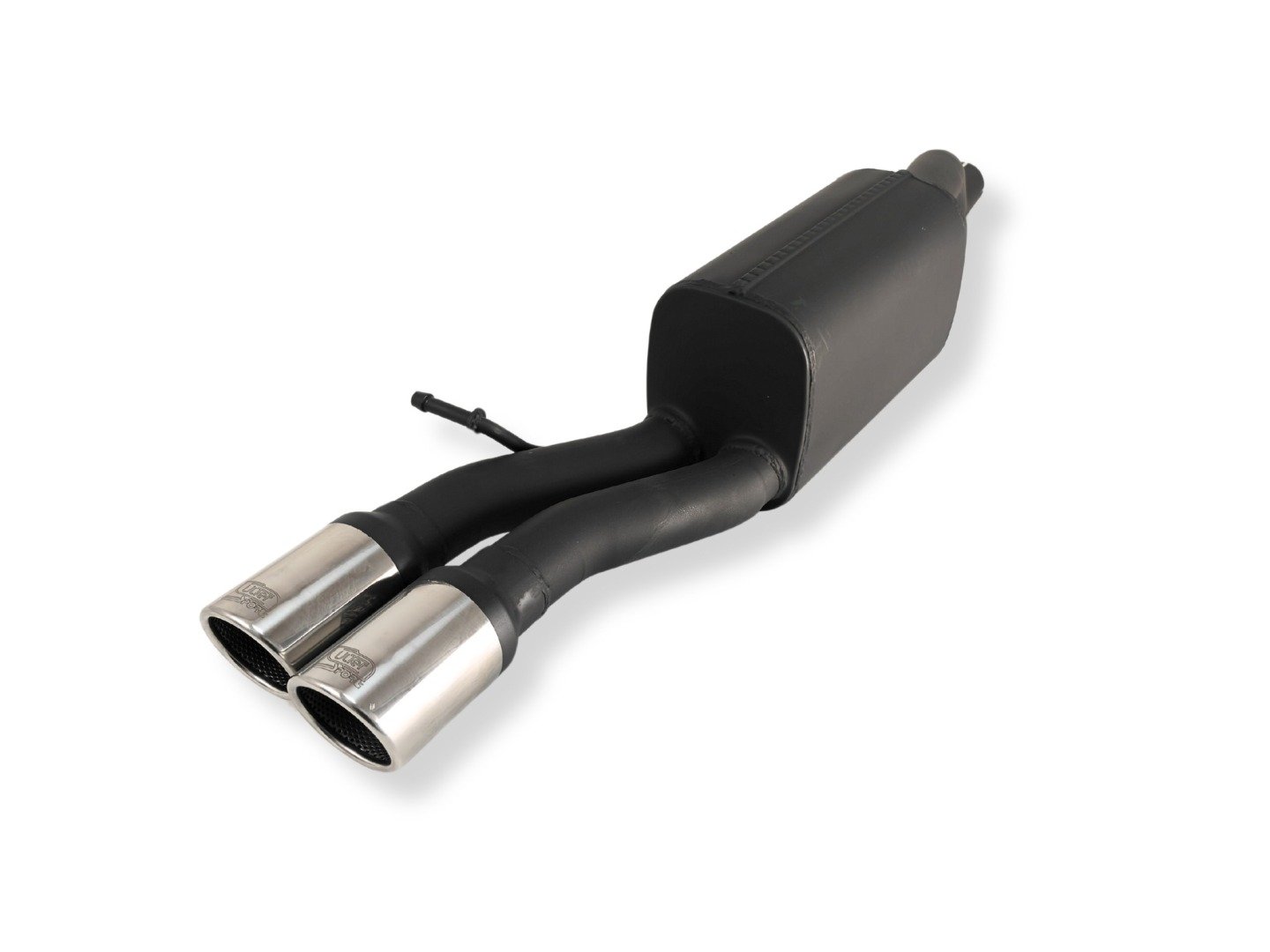 Ulter Sport rear silencer 2x 80mm round Ulter Sport rear silencer 2x 80mm round