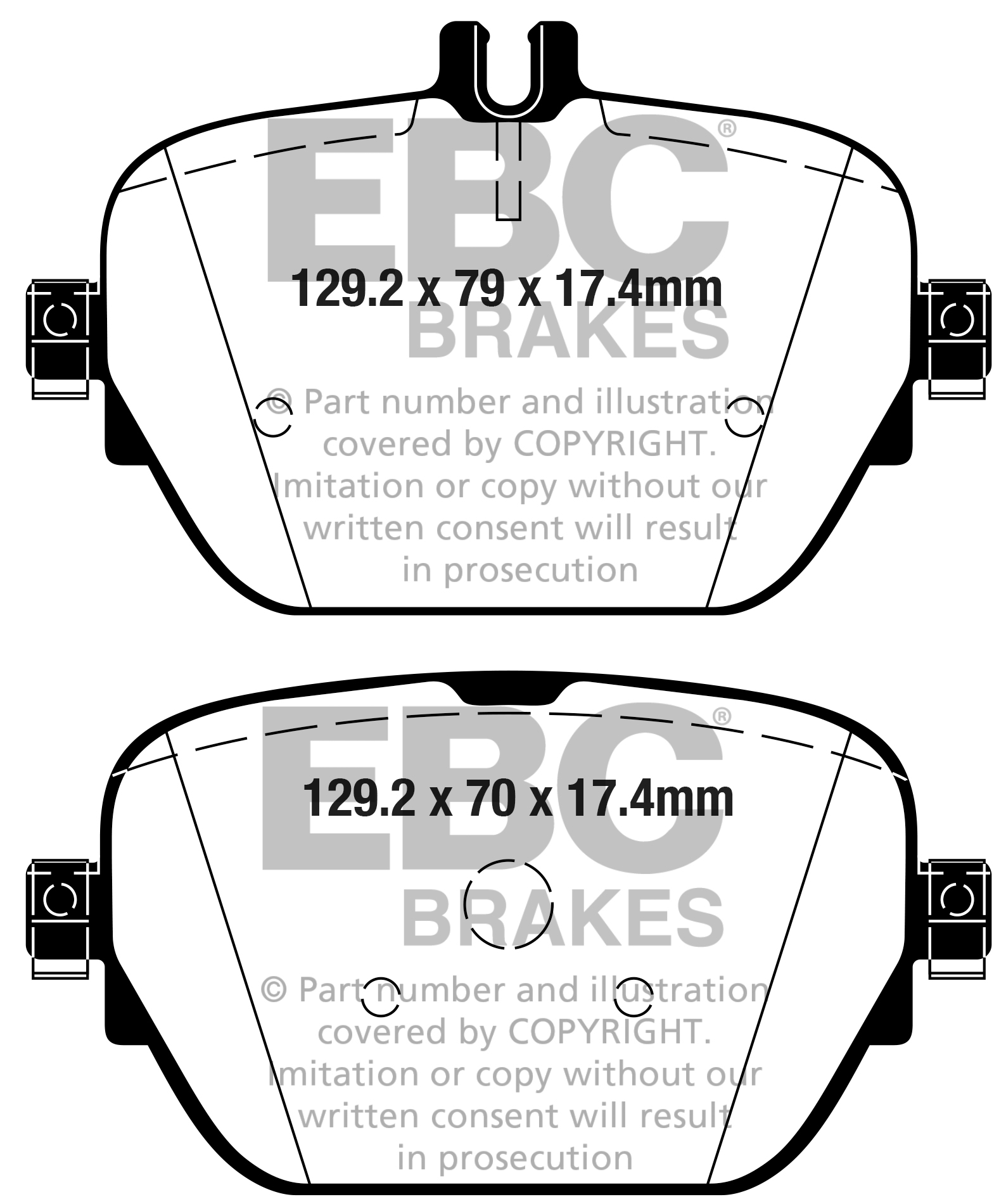A2314 EBC Yellowstuff Bremsbeläge hinten