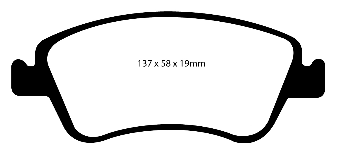 EBC Blackstuff Brake pads front