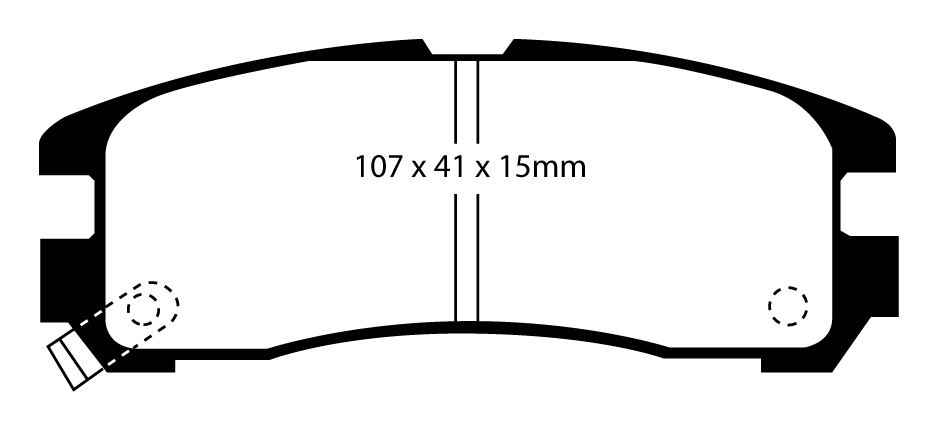 A0738 EBC Yellowstuff Bremsbeläge hinten