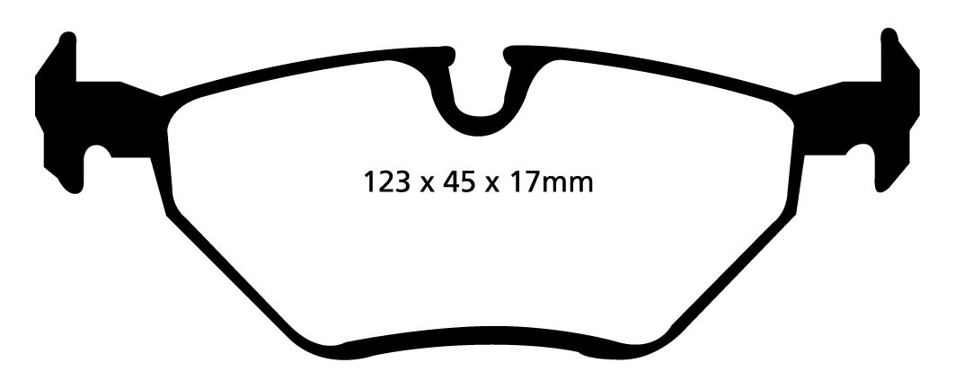 A1289 EBC Yellowstuff Bremsbeläge hinten