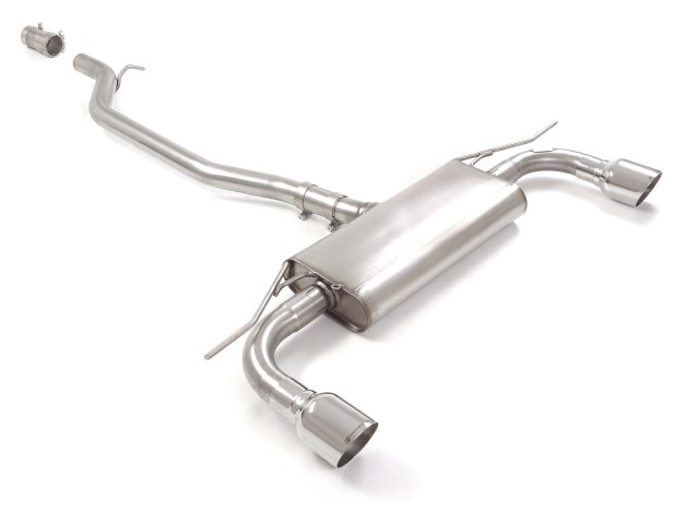 50-0861-61 Ragazzon Duplex rear silencer 1x 102mm round Sport Line