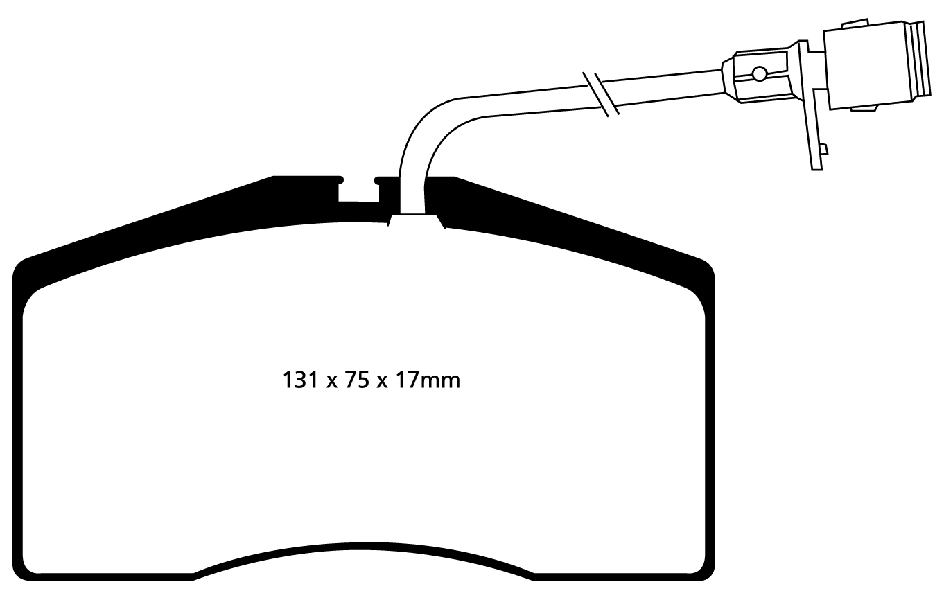 A1327 EBC Yellowstuff Bremsbeläge vorne