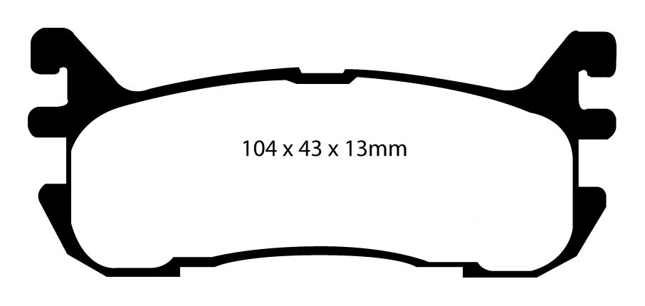 EBC Yellowstuff Brake pads rear