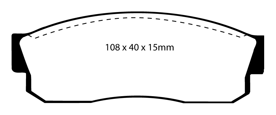 EBC Blackstuff Brake pads front