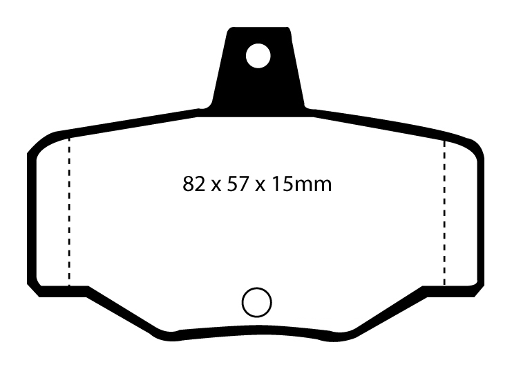 A0834 EBC Yellowstuff Bremsbeläge hinten
