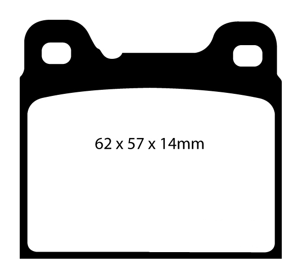 A1043 EBC Yellowstuff Brake pads rear