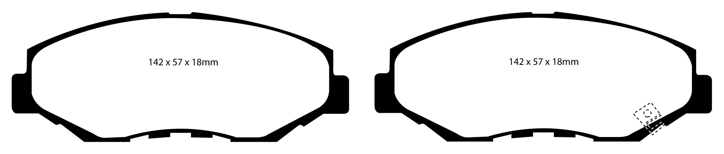 EBC Yellowstuff Brake pads front