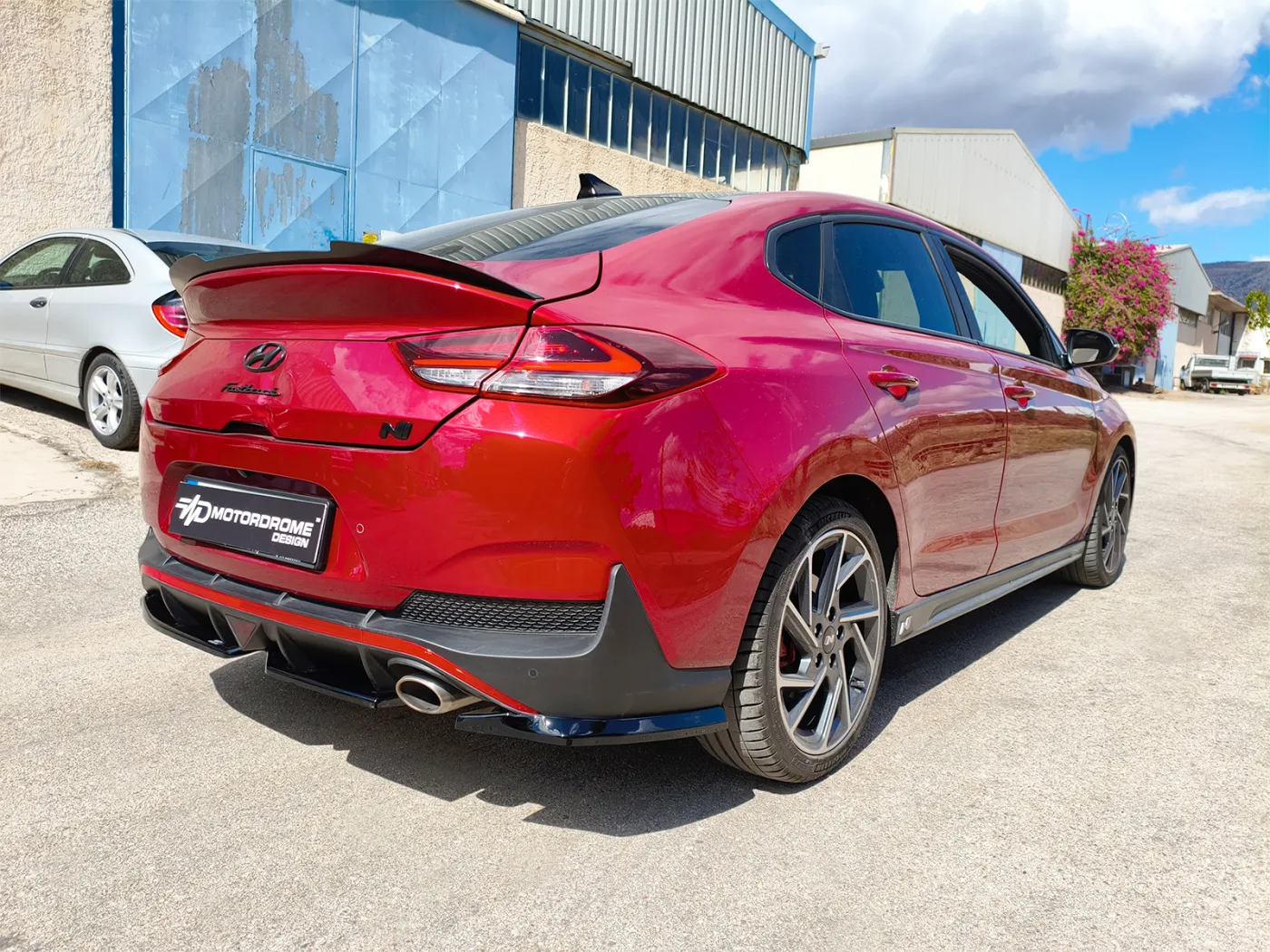 Motordrome Heck Splitter