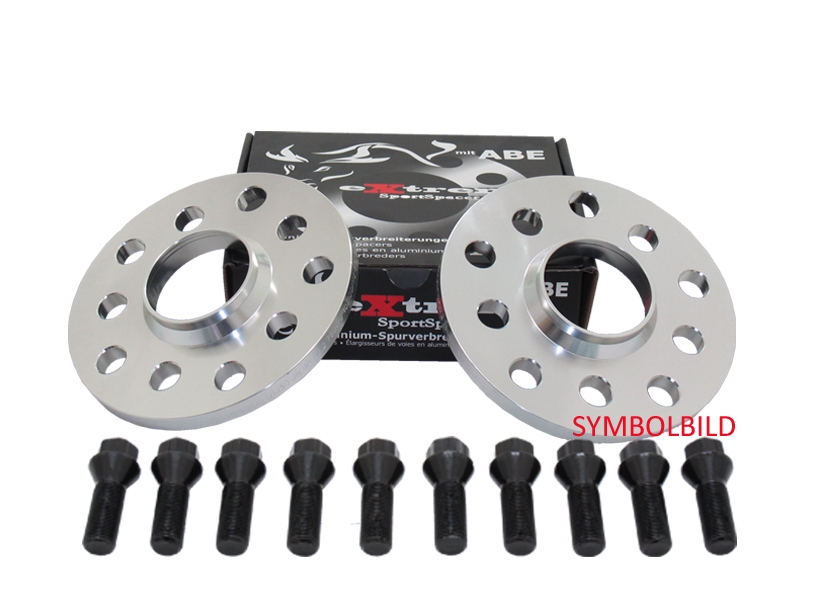 Novus Wheel spacers 20mm incl. wheel bolts