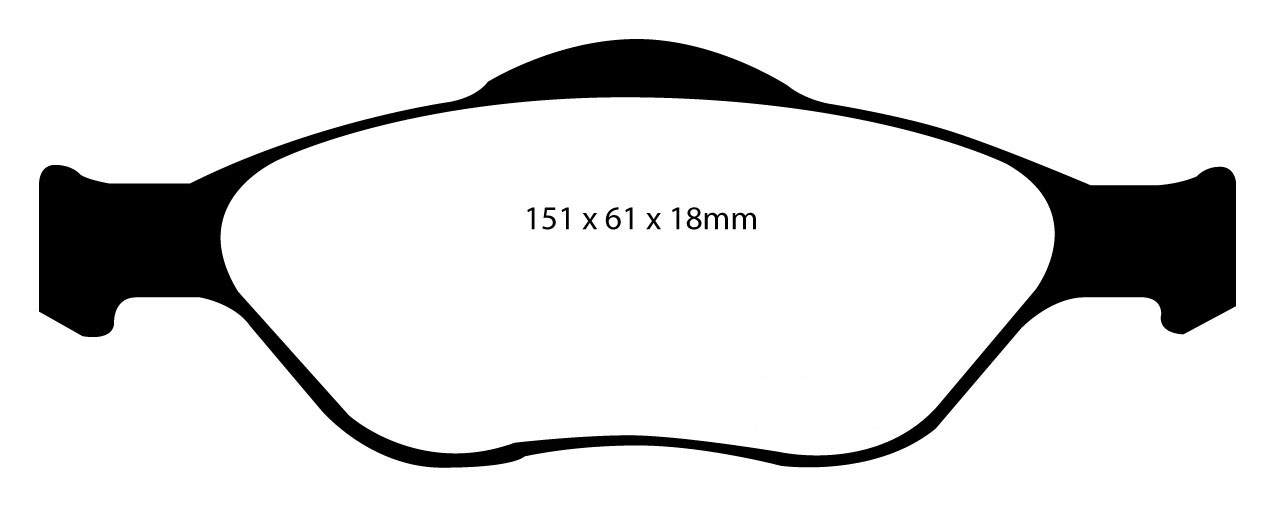 EBC Blackstuff Brake pads front