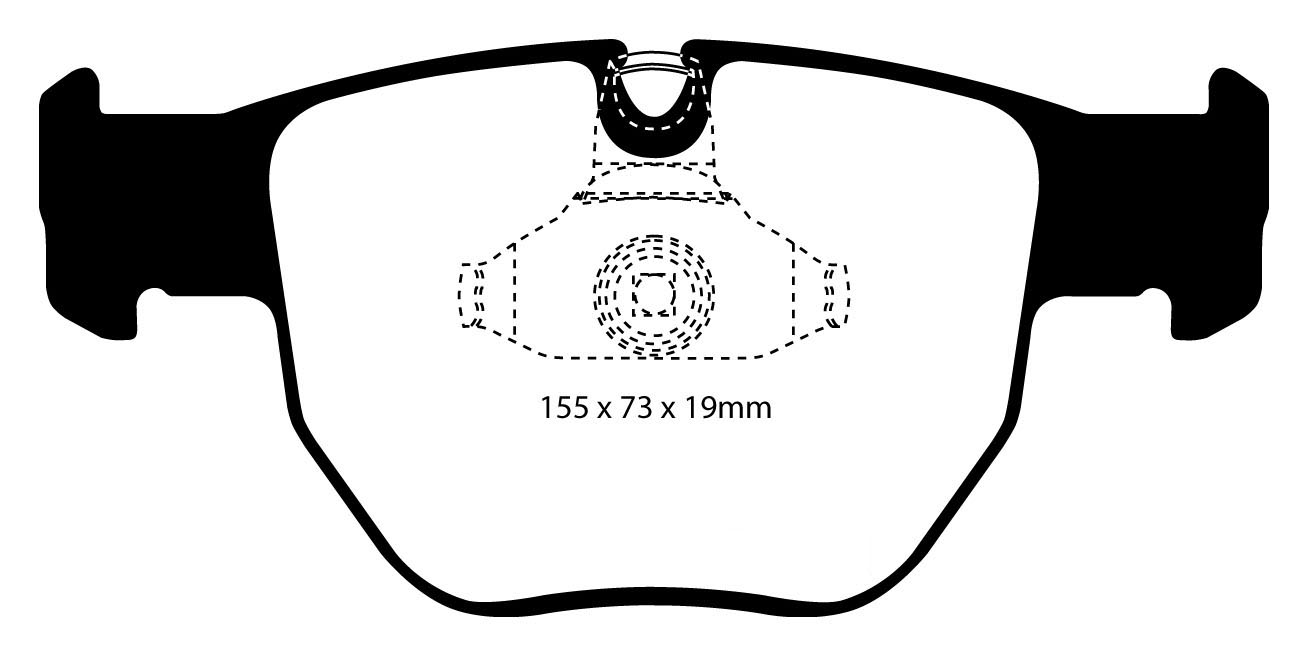 EBC Blackstuff Brake pads front