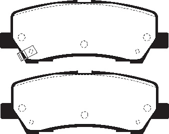 EBC Redstuff Brake pads rear