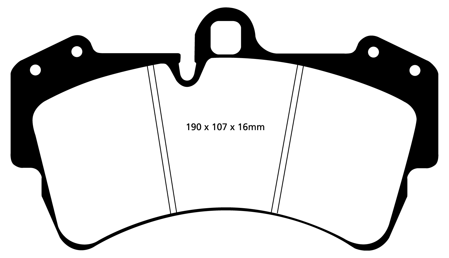 EBC Bluestuff NDX racing brake pads front