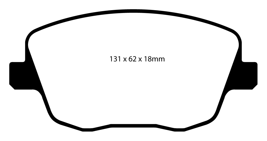 A1436 EBC Greenstuff Brake pads front