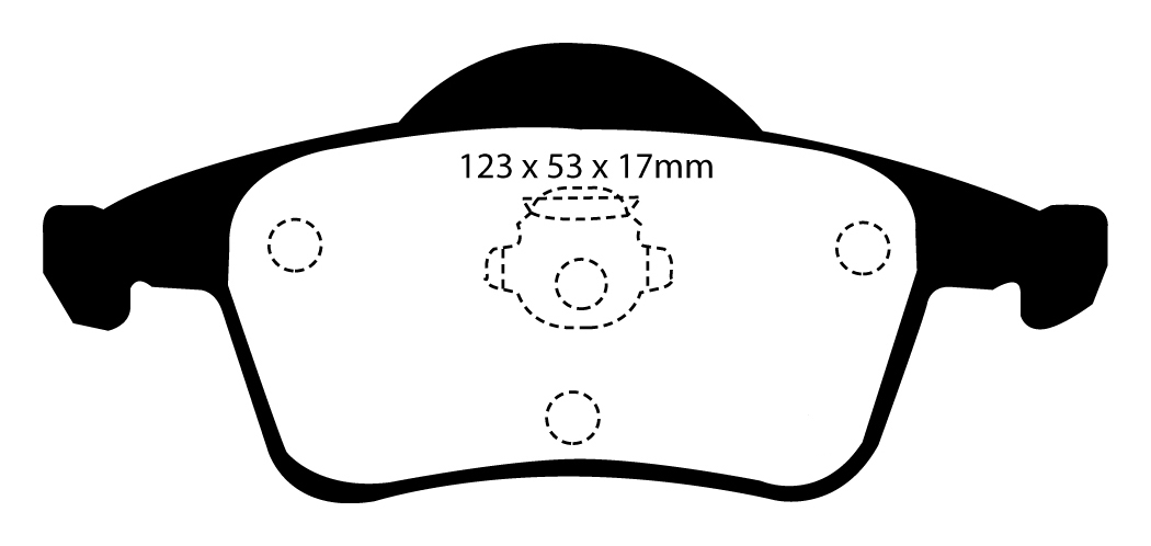 EBC Yellowstuff Brake pads rear