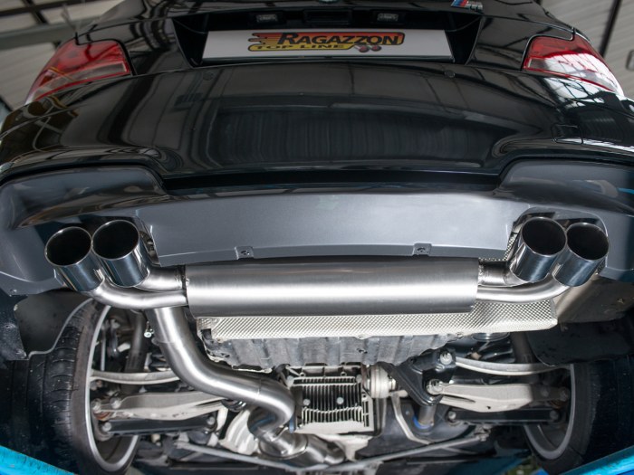 Ragazzon Duplex-Endschalldämpfer 2x 80mm rund Race Line versetzt