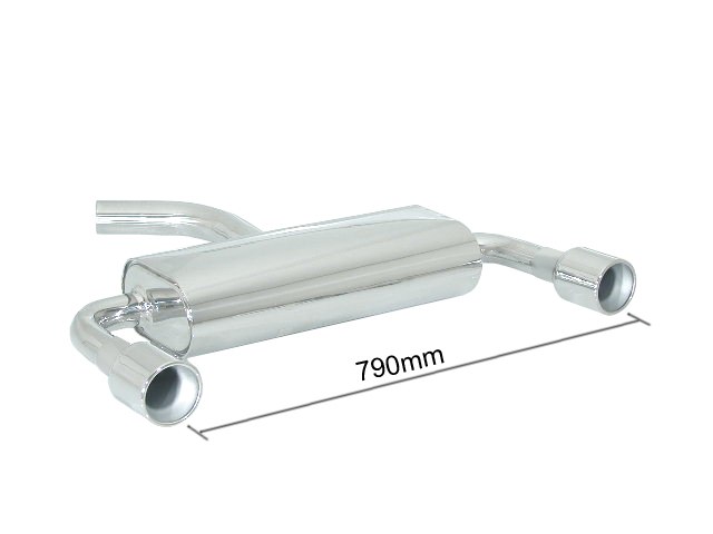 Ragazzon Duplex-Endschalldämpfer 1x 102mm rund