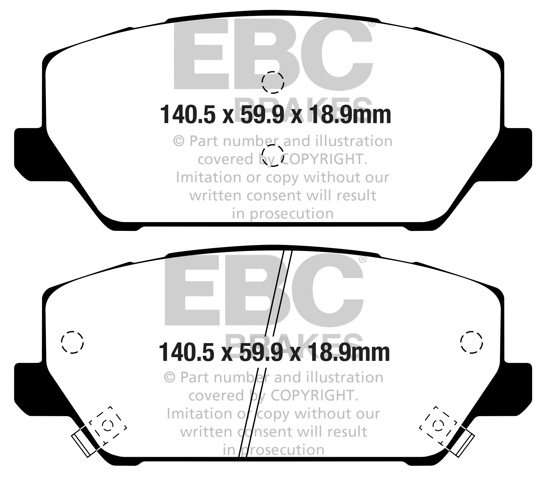 EBC Greenstuff Bremsbeläge vorne
