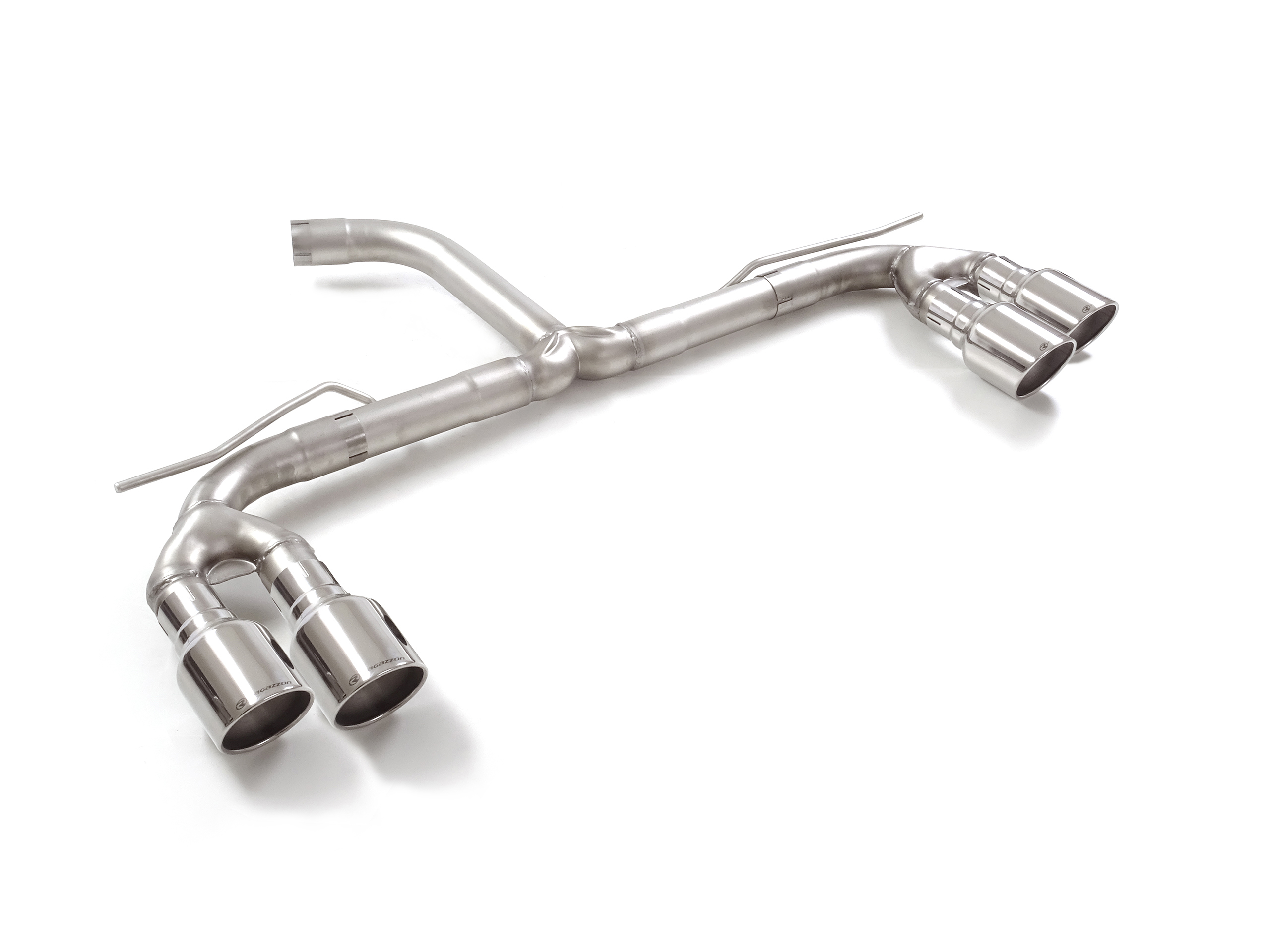 Ragazzon Duplex-Endschalldämpfer Gruppe N 2x 102mm rund Sport Line