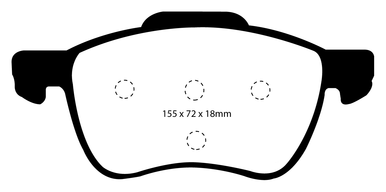 A1229 EBC Yellowstuff Brake pads front
