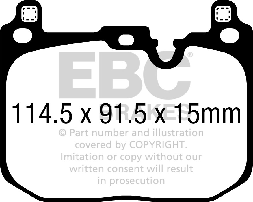 A2393 EBC Greenstuff Bremsbeläge hinten