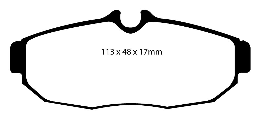 A1741 EBC Bluestuff NDX Rennbremsbeläge hinten